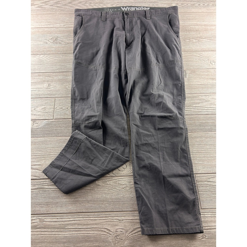 Wrangler ATG All Terrain Gear Mens Pants 40x30 Gray Straight Leg Canvas Outdoor